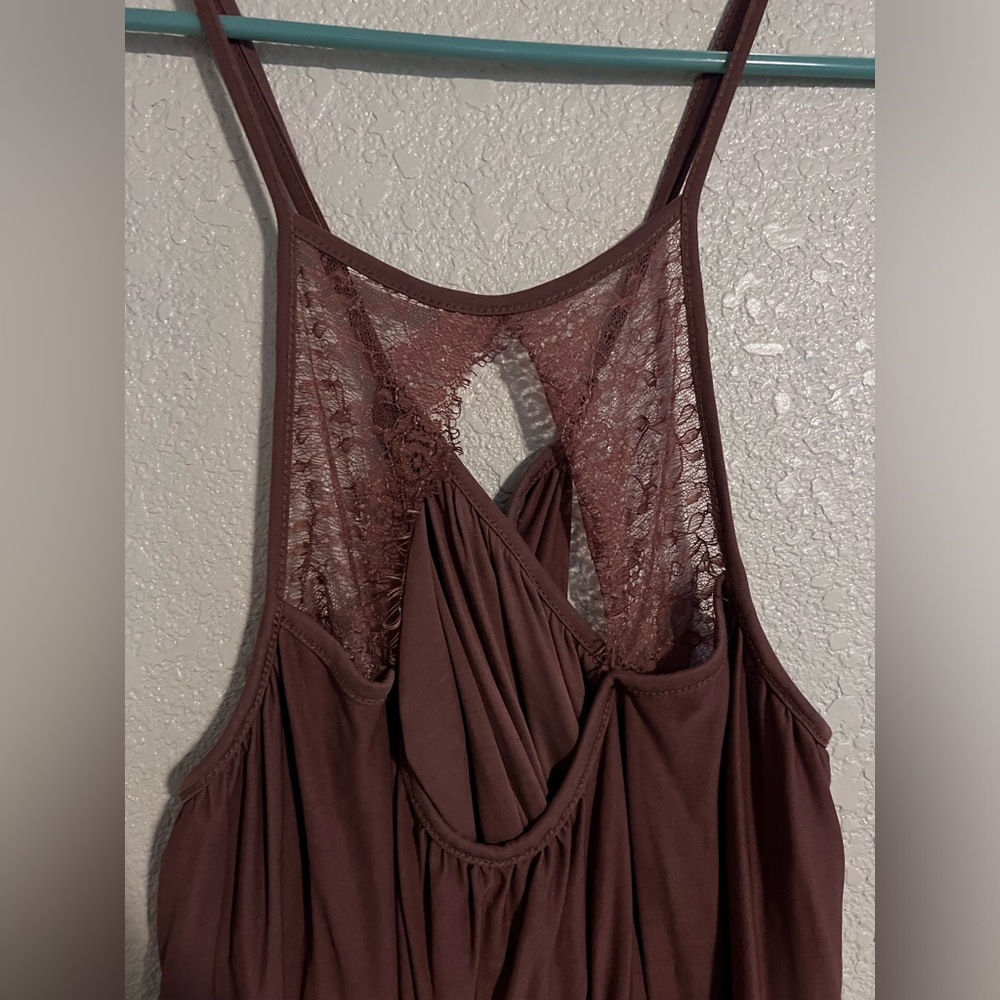 American Eagle Outfitters Brown Chemise